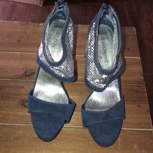 Heels/ Silver Metal Details